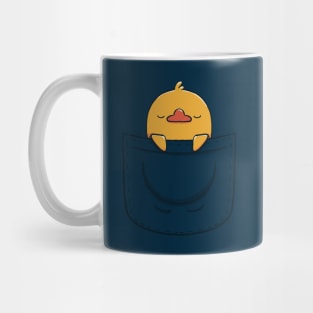 Sleepy Duck Pocket by Tobe Fonseca Mug